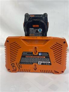 RIDGID R8400809 LI ION 18V CHARGER w 9AH BATTERY al Very Good Buya